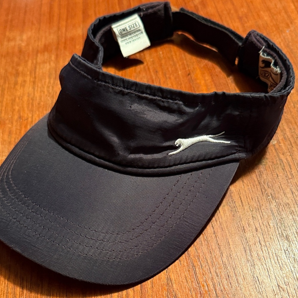 Slazenger Black Visor Cap